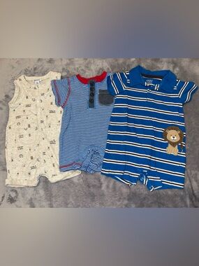Bundle of Rompers- Boy (3-6 Mo)